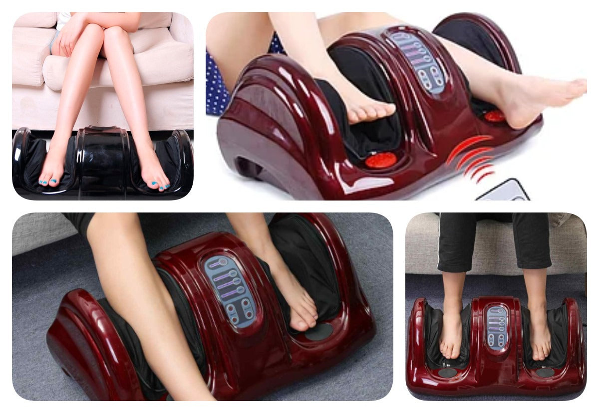 AIRM HEALTH Vibrationsmassagegerät für Füße und Hände, Akupressur, rot (45880001)