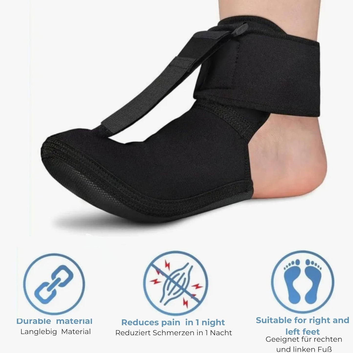 AIRM HEALTH Strassburg Socke – Nachtschiene gegen Plantarfasziitis & Fersensporn (89370001)