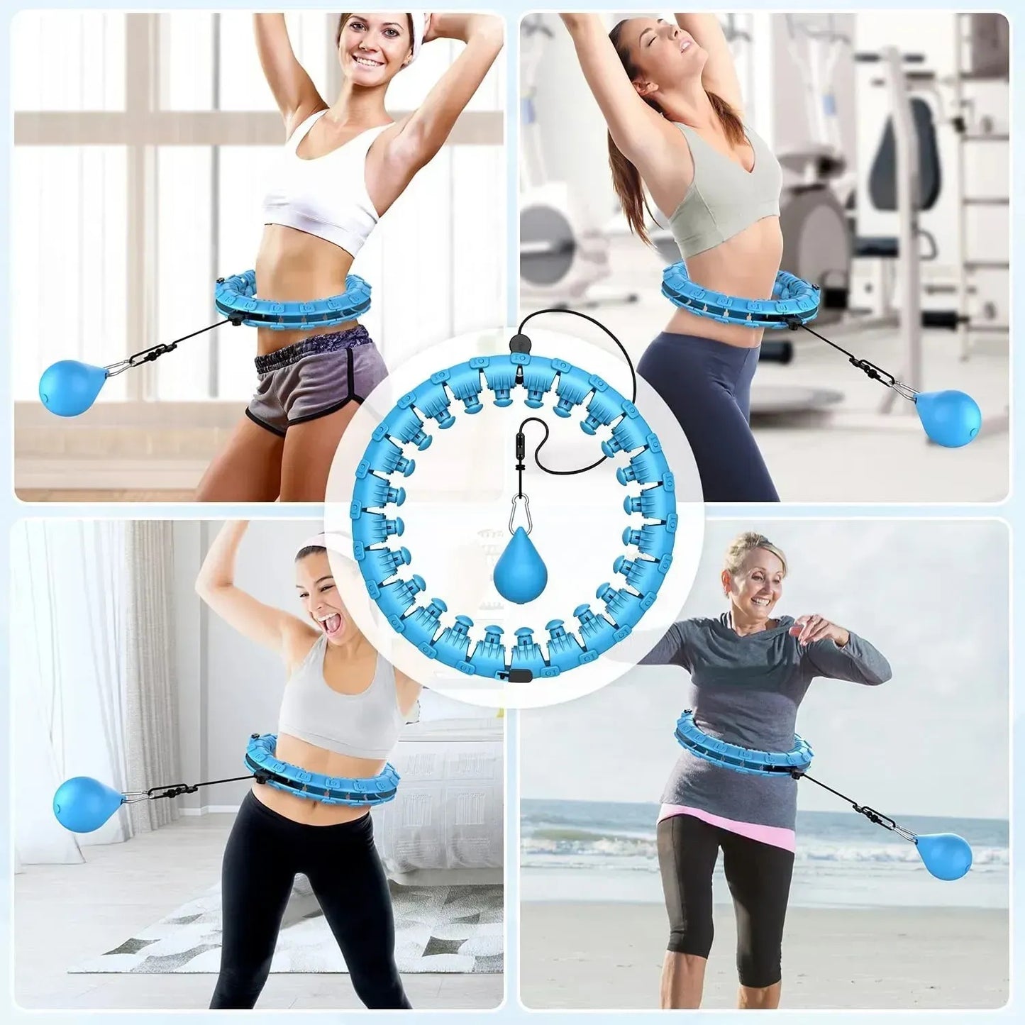AIRM HEALTH Hula Hoop mit Gewicht (8659)