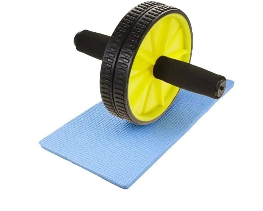 AIRM HEALTH Ab Roller mit Doppelrolle – Bauchmuskeltrainer für Reha & Heimtraining (5811)