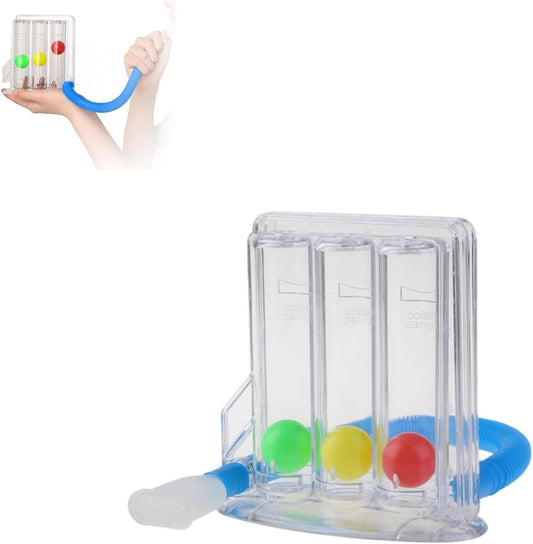 AIRM HEALTH 3-Kammer Atemtrainer – Lungentrainer für Atemtraining & Reha (8442)