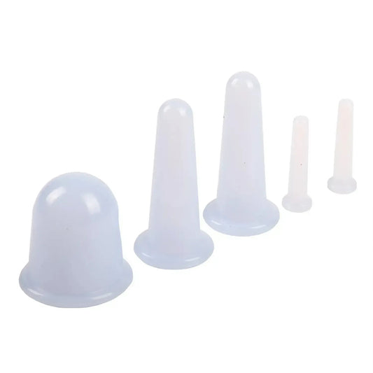 AIRM HEALTH Silikon Schröpfkopf-Set für Massage – 5 Stück (88740001)